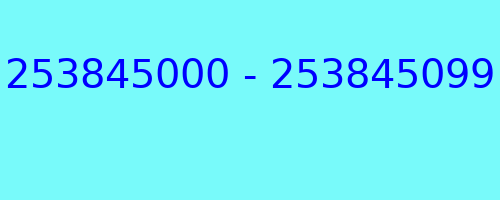 253845000 - 253845099 who called