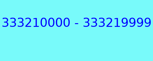 333210000 - 333219999 who called