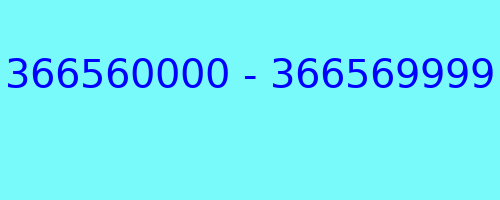 366560000 - 366569999 who called