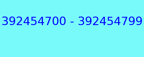 392454700 - 392454799 who called