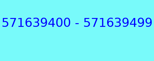 571639400 - 571639499 who called