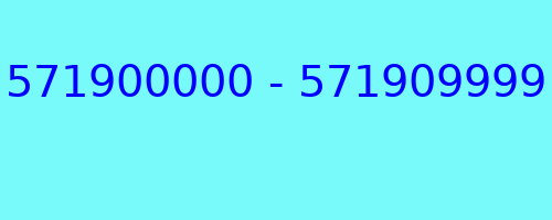 571900000 - 571909999 who called