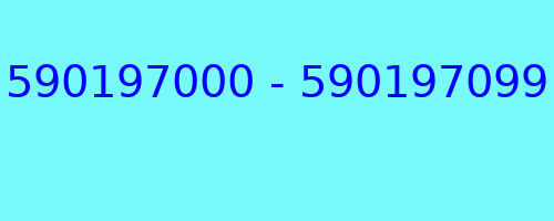 590197000 - 590197099 who called