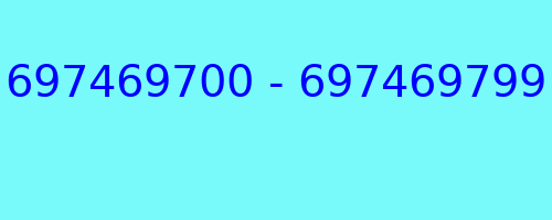 697469700 - 697469799 who called