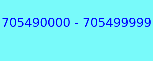 705490000 - 705499999 who called