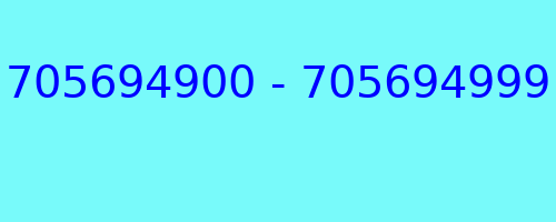 705694900 - 705694999 who called