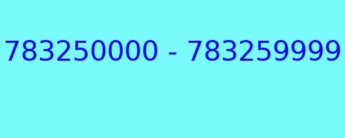 783250000 - 783259999 who called