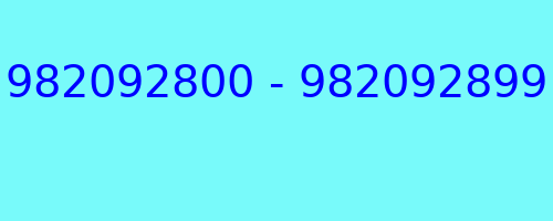 982092800 - 982092899 who called