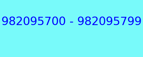 982095700 - 982095799 who called