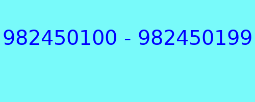 982450100 - 982450199 who called