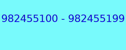 982455100 - 982455199 who called