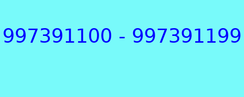 997391100 - 997391199 who called