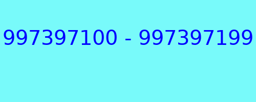 997397100 - 997397199 who called