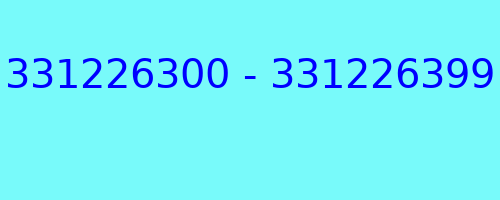 331226300 - 331226399 qui a appelé