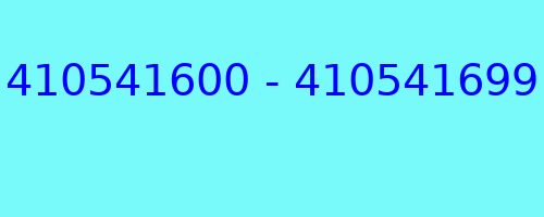 410541600 - 410541699 qui a appelé