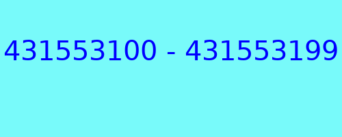 431553100 - 431553199 qui a appelé