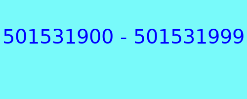 501531900 - 501531999 qui a appelé