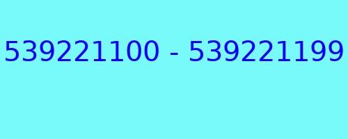 539221100 - 539221199 qui a appelé