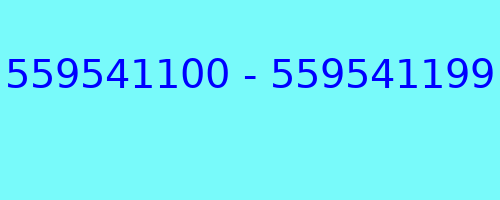 559541100 - 559541199 qui a appelé