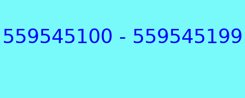 559545100 - 559545199 qui a appelé