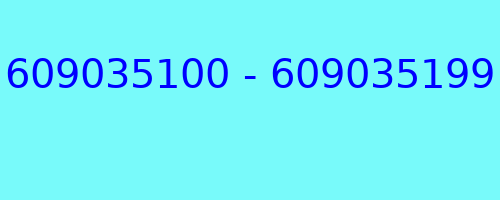 609035100 - 609035199 qui a appelé