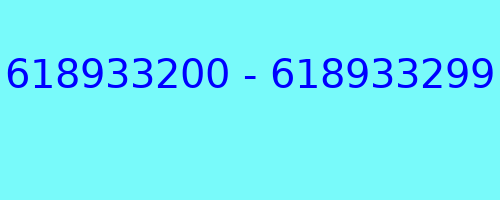 618933200 - 618933299 qui a appelé