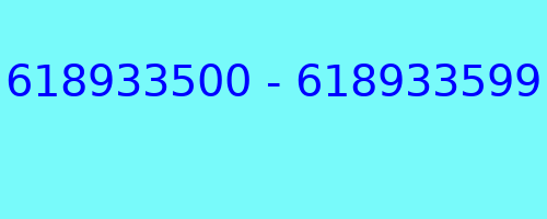 618933500 - 618933599 qui a appelé