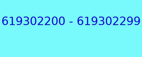 619302200 - 619302299 qui a appelé