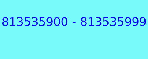 813535900 - 813535999 qui a appelé