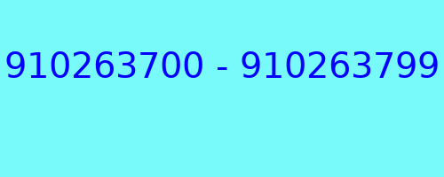 910263700 - 910263799 qui a appelé