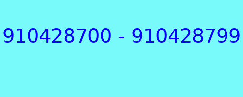 910428700 - 910428799 qui a appelé