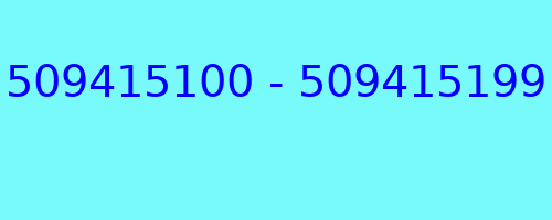 509415100 - 509415199 kto dzwonił