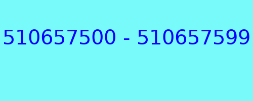 510657500 - 510657599 kto dzwonił