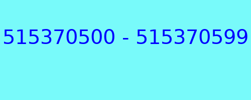 515370500 - 515370599 kto dzwonił