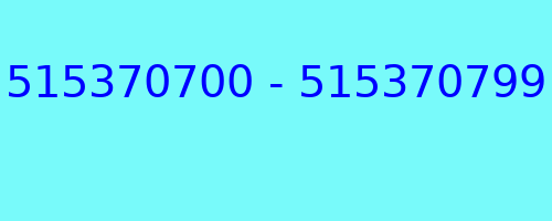 515370700 - 515370799 kto dzwonił