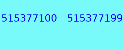 515377100 - 515377199 kto dzwonił