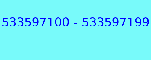 533597100 - 533597199 kto dzwonił