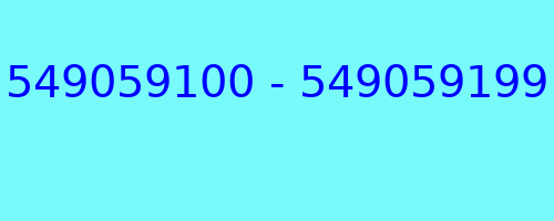 549059100 - 549059199 kto dzwonił