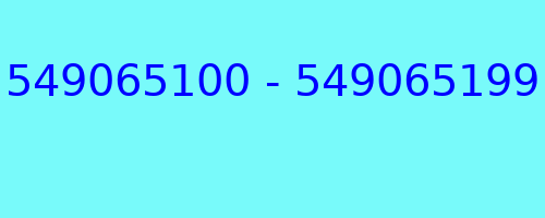 549065100 - 549065199 kto dzwonił