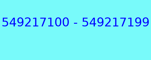 549217100 - 549217199 kto dzwonił