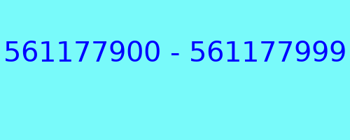 561177900 - 561177999 kto dzwonił