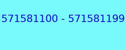 571581100 - 571581199 kto dzwonił