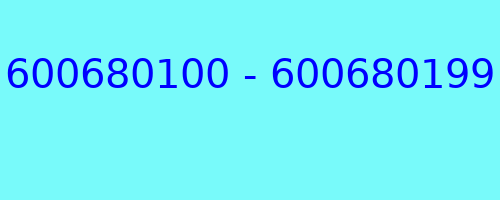 600680100 - 600680199 kto dzwonił