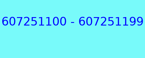 607251100 - 607251199 kto dzwonił