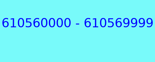 610560000 - 610569999 kto dzwonił