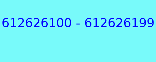 612626100 - 612626199 kto dzwonił