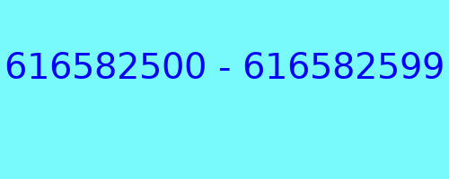 616582500 - 616582599 kto dzwonił