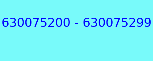 630075200 - 630075299 kto dzwonił