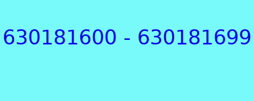 630181600 - 630181699 kto dzwonił