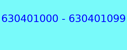 630401000 - 630401099 kto dzwonił